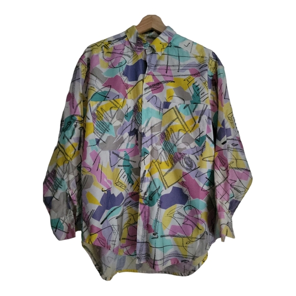 Rare Esprit Sport Vintage Button Down Shirt Size Small - Picture 1 of 7